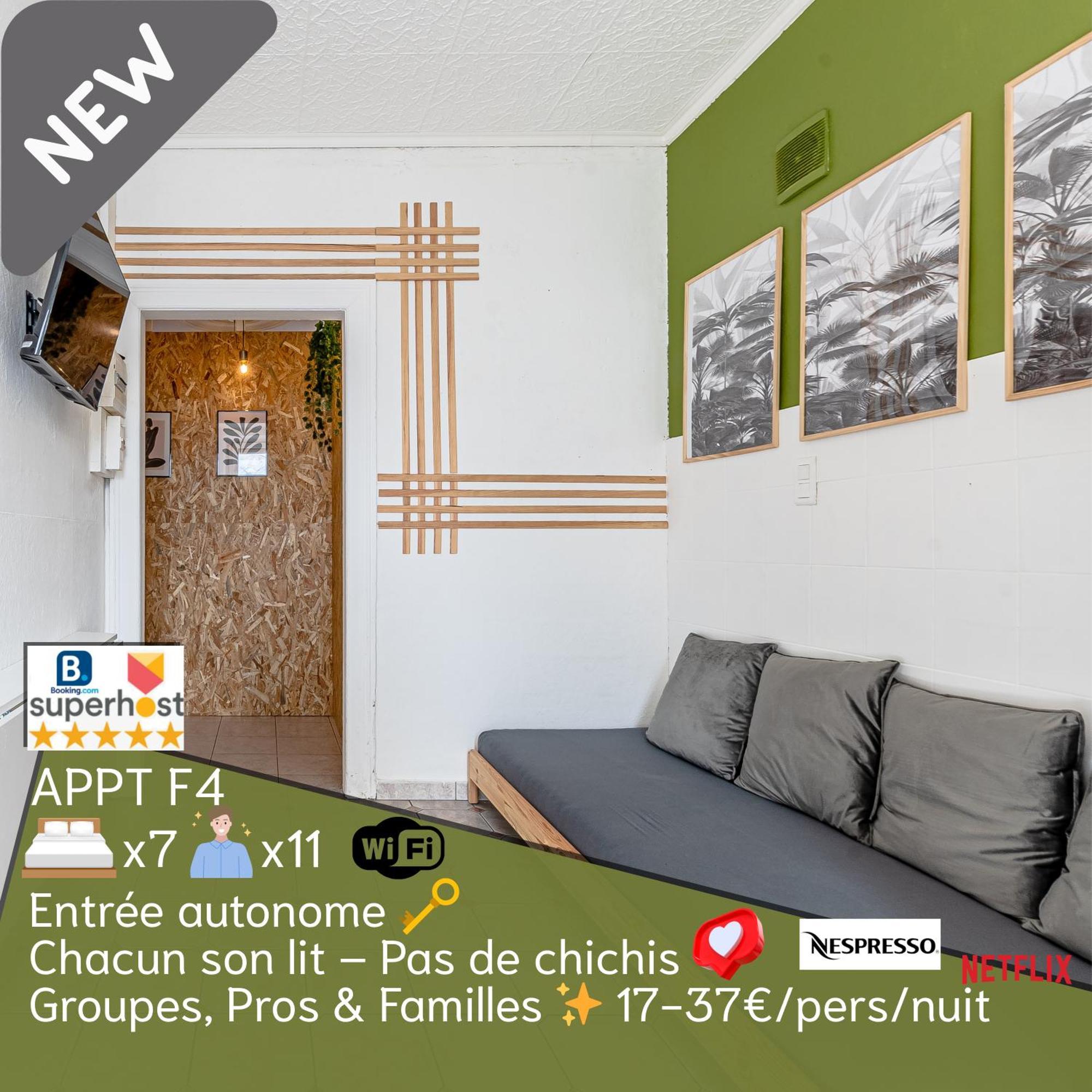 3 Appts - 3 A 7 Lits - Parfait 6 A 10 Pers - Max 29 Pers - 1 Immeuble - Convivialite, Rentabilite ------ - 3 Apts - 3 To 7 Beds - Ideal For 6 To 10 Guests - Up To 29 - Same Building -- Cattenom Hettange-Grande